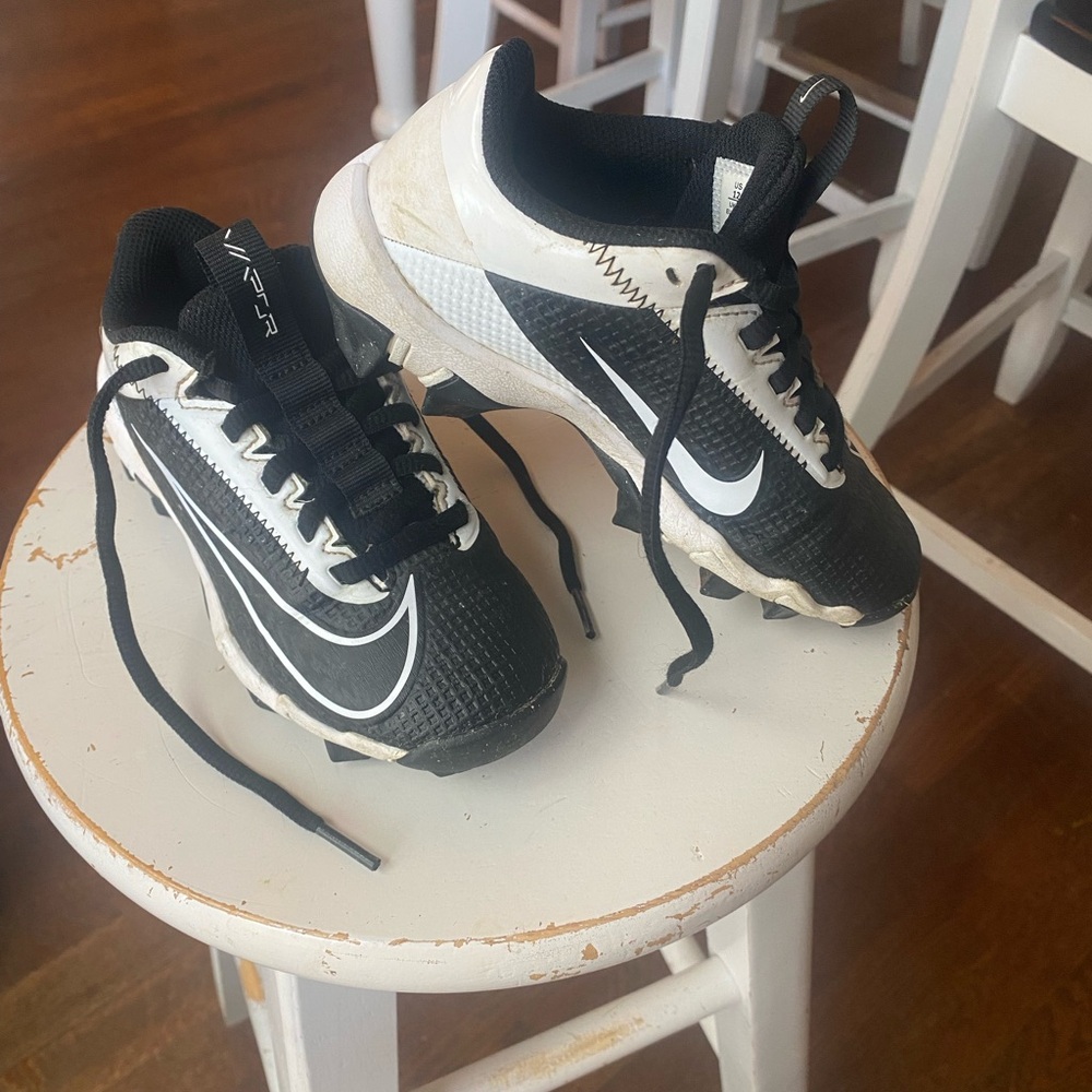 Black and White Nike Athletic Shoes